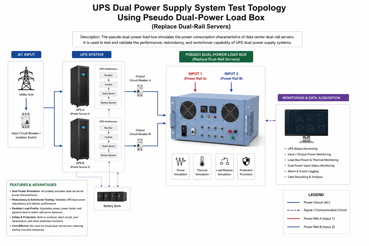 Anschlusstopologie Dual PSU