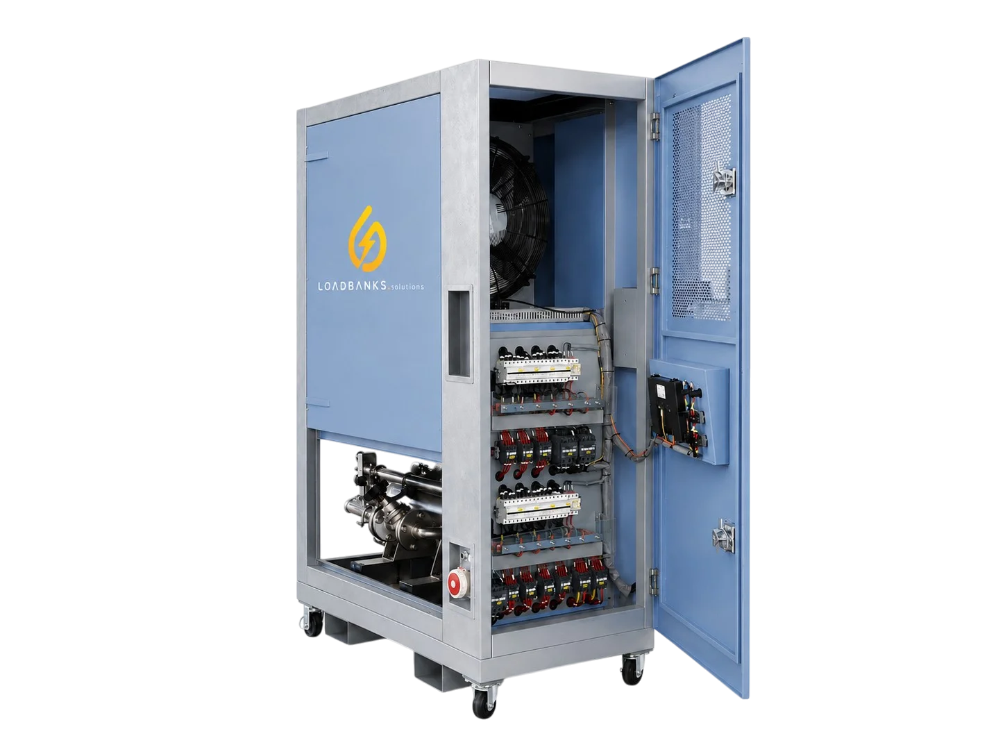 Hybrid Cabinet Load Bank Air+Liquid