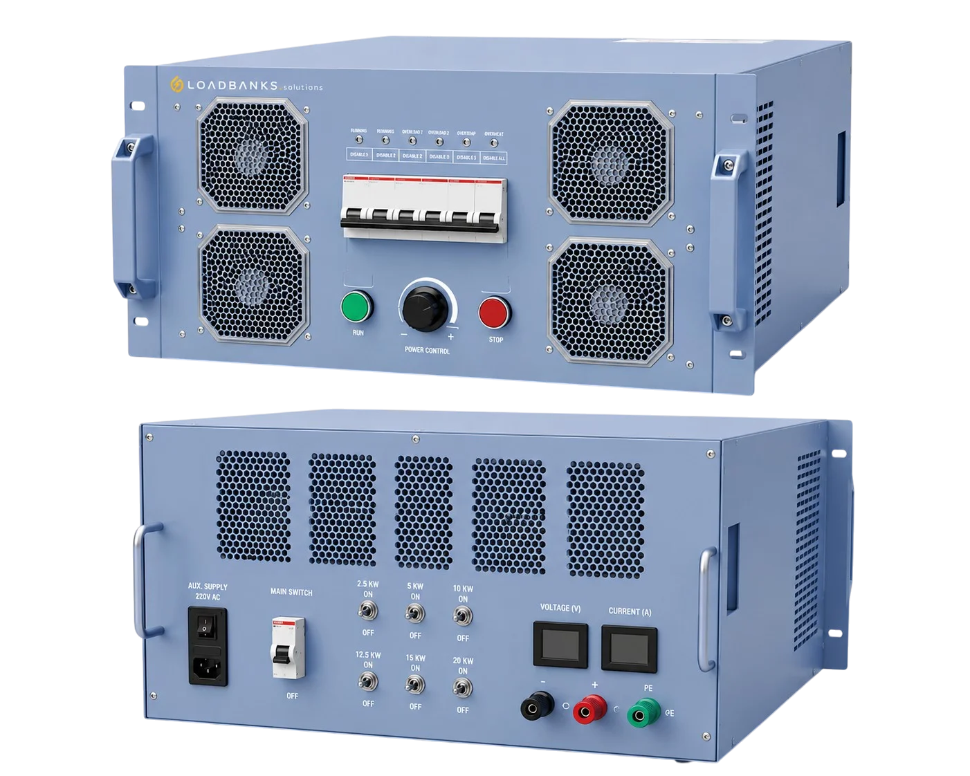 19 Zoll Air Cooled Load Bank