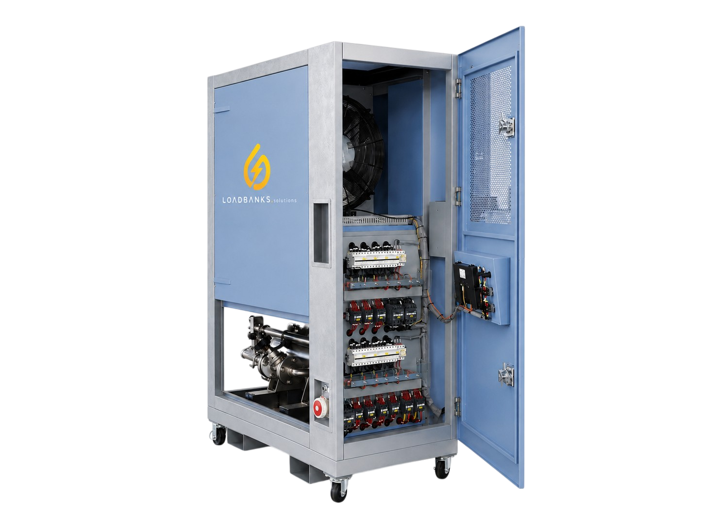 Hybrid Cabinet Load Bank Air+Liquid